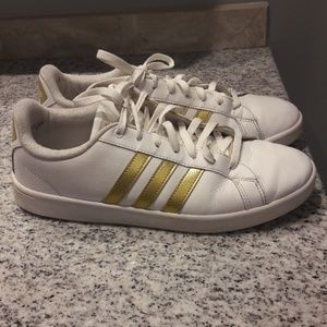 Adidas Gold Stripe Sneakers